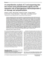 A comprehensive analysis of 3′ end sequencing data sets reveals novel polyadenylation signals and the repressive role of heterogenous ribonucleoprotein C on cleavage and polyadenylation